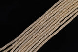 Cats Eye- Selenite Quartz- High Quality in Smooth Barrel 6mm or 8mm Full Strand 15.5 inches Long- Light Golden Yellow