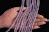 Cats Eye- Selenite Quartz- High Quality in Smooth Barrel 6mm or 8mm Full Strand 15.5 inches Long- Light Mauve