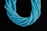 Cats Eye- Selenite Quartz- High Quality in Smooth Barrel 6mm or 8mm Full Strand 15.5 inches Long- Aquamarine