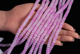 Cats Eye- Selenite Quartz- High Quality in Smooth Barrel 6mm or 8mm Full Strand 15.5 inches Long- Umbre Lavender