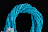 Cats Eye- Selenite Quartz- High Quality in Smooth Barrel 6mm or 8mm Full Strand 15.5 inches Long- Aqua