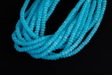 Cats Eye- Selenite Quartz- High Quality in Smooth Barrel 6mm or 8mm Full Strand 15.5 inches Long- Aqua