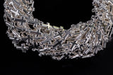 CROSS Hematite Strands- Hematite- Silver Color- 10x14mm