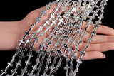 CROSS Hematite Strands- Hematite- Silver Color- 10x14mm