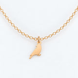 Gold Filled Bird Necklace or Charm, 14k Gold Filled or Sterling Silver, Dainty Minimalist Jewelry, Birthday Gift for Her, Bridesmaid Gift