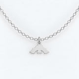 Gold Filled Necklace Bat Necklace or Charm, 14k Gold Filled or Sterling Silver, Dainty Minimalist Jewelry, Birthday Gift for Her