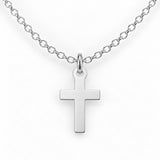 Gold Filled Necklace Cross Necklace or Charm, 14k Gold Filled or Sterling Silver, Dainty Minimalist Jewelry, Birthday Gift for Her