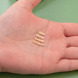 Fuck Fuckoff Connectors Permanent Jewelry Connectors 14k Gold Filled Sterling Silver for permanent jewelry