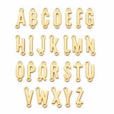 14K Gold Filled Long Skinny Letter Alphabet Connector Silver Upper Case Letters Connectors Charm Permanent Jewelry Supplies Made in USA