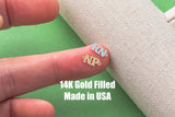 Nurse Connector NP RN Registered Nurse Connector for Permanent Jewelry Connectors 14kt gold filled or Sterling Silver - Made in the USA