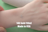 Hollow Celtic Cross14Kt Gold Filled or Sterling Connectors Permanent Jewelry Bracelet or Necklace Permanent Jewelry