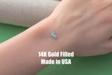 Angel Wing- 14Kt Gold Filled or Sterling Connectors Permanent Jewelry Bracelet or Necklace Permanent Jewelry