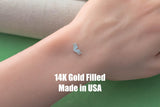 Angel Wing- 14Kt Gold Filled or Sterling Connectors Permanent Jewelry Bracelet or Necklace Permanent Jewelry