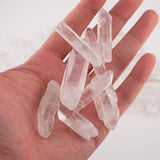 ONE POUND Polished Natural Quartz Crystal Points Shards A+ Large Quartz Needle Points-Quartz Crystals for Jewelry, Crystal Grids, Meditation