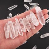 ONE POUND Polished Natural Quartz Crystal Points Shards A+ Large Quartz Needle Points-Quartz Crystals for Jewelry, Crystal Grids, Meditation