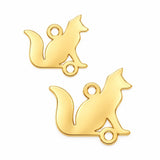 Fox Connector - Tiny 14Kt Gold Filled or Sterling Silver Connectors- for Bracelet or Necklace - Permanent Jewelry Supply