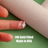 Snake Star Permanent Jewelry Connector - 14kt gold filled or Sterling Silver - Made in the USA
