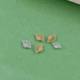 Scallop Sea Shell Beach Ocean Permanent Jewelry Connector Intricate Details Oyster Clam 14kt gold filled or Sterling Silver- Made in the USA