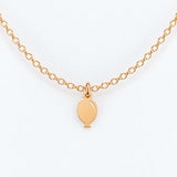 Gold Filled Necklace Balloon Necklace or Charm, 14k Gold Filled or Sterling Silver, Dainty Minimalist Jewelry, Birthday Gift for Her
