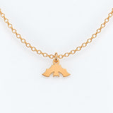 Gold Filled Necklace Bat Necklace or Charm, 14k Gold Filled or Sterling Silver, Dainty Minimalist Jewelry, Birthday Gift for Her