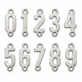 Long Skinny Letter Alphabet Connector 14kt Gold Filled Silver Upper Case Letters Connectors Charm Permanent Jewelry Supplies Made in USA