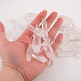 ONE POUND Polished Natural Quartz Crystal Points Shards A+ Large Quartz Needle Points-Quartz Crystals for Jewelry, Crystal Grids, Meditation