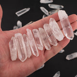 ONE POUND Polished Natural Quartz Crystal Points Shards A+ Large Quartz Needle Points-Quartz Crystals for Jewelry, Crystal Grids, Meditation