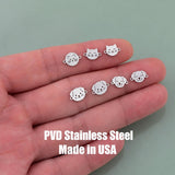 Buffalo - Stainless Connector- Permanent Jewelry Connectors- Polished Stainless Steel - Made in the USA