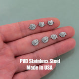 Buffalo - Stainless Connector- Permanent Jewelry Connectors- Polished Stainless Steel - Made in the USA