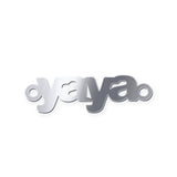 Yaya- Permanent Jewelry Connector or Charm- 14kt gold filled or Sterling Silver - Made in the USA