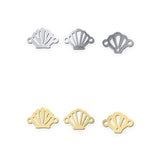 Sea Shell Collection Jewelry Connector - 14kt gold filled or Sterling Silver - Made in the USA
