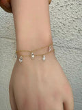 Marquee Drop Cz Chain - 14K Gold Filled 14/20 or Sterling Silver Chains - By the Foot