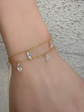 Marquee Drop Cz Chain - 14K Gold Filled 14/20 or Sterling Silver Chains - By the Foot