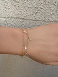 Marquee Drop Cz Chain - 14K Gold Filled 14/20 or Sterling Silver Chains - By the Foot