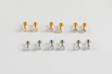 4mm- Stainless- Tiny Cartilage Earring, Push Pin Labret, Nose Ring, Tragus, Conch, Helix, Flat Back Piercing Jewelry