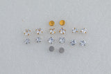 4mm- Stainless- Tiny Cartilage Earring, Push Pin Labret, Nose Ring, Tragus, Conch, Helix, Flat Back Piercing Jewelry