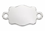 Belt Buckle- Engravable - 14Kt Gold Filled Sterling Silver Connectors - Permanent Jewelry Supply
