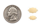 Belt Buckle- Engravable - 14Kt Gold Filled Sterling Silver Connectors - Permanent Jewelry Supply