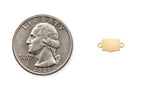 Belt Buckle- Engravable - 14Kt Gold Filled Sterling Silver Connectors - Permanent Jewelry Supply