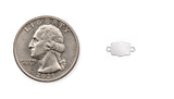 Belt Buckle- Engravable - 14Kt Gold Filled Sterling Silver Connectors - Permanent Jewelry Supply