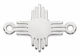 Southwestern Zia Pueblo Design- Permanent Jewelry Connector or Charm- 14kt gold filled or Sterling Silver - Made in the USA