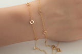 Flower Cable Chain Chain - 14K Gold Filled 14/20 or Sterling Silver Chains - By the Foot