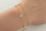 Flower Cable Chain Chain - 14K Gold Filled 14/20 or Sterling Silver Chains - By the Foot