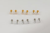 4mm- Stainless- Tiny Cartilage Earring, Push Pin Labret, Nose Ring, Tragus, Conch, Helix, Flat Back Piercing Jewelry