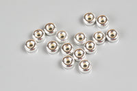 925 Sterling Silver Beads Roundel Rondelle ALL SIZES 3mm, 4mm, 5mm, 6mm, 7mm, 8mm, 10mm Sterling silver Rondelle Roundel Beads Real 925 SS