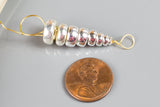 925 Sterling Silver Beads Roundel Spacer Beads Rondelle ALL SIZES 3mm, 4mm, 5mm, 6mm, 7mm, 8mm, 10mm Sterling silver Beads Real 925 SS