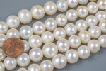 12-13mm Jumbo Large Hole Freshwater Pearl, 8 Inch Strand! A Quality Big Hole Beads