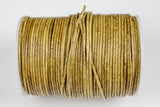 Distressed Leather Suede, Round 1mm and 2mm size 7 colors, 5 Yards