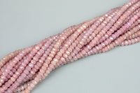 Natural Ruby, High Quality in 4-5mm, 6-7mm Faceted Roundel Gemstone Beads