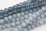 JADE Smooth Round 6mm Neutrel -Full Strand 15.5 inch Strand